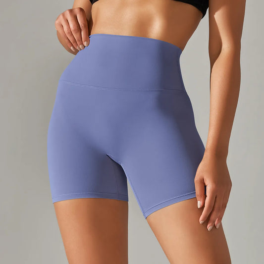 Women Sports Short Yoga Legging Shorts Squat Proof High Waist Fitness Tight Shorts Quick Drying Cycling Workout Gym Shorts